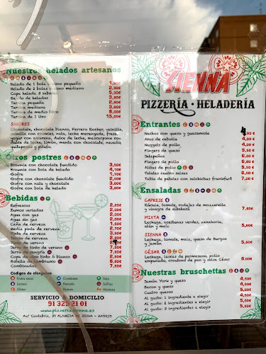 Opinii despre Pizzería Sienna în Madrid - Gastronomía y hostelería
