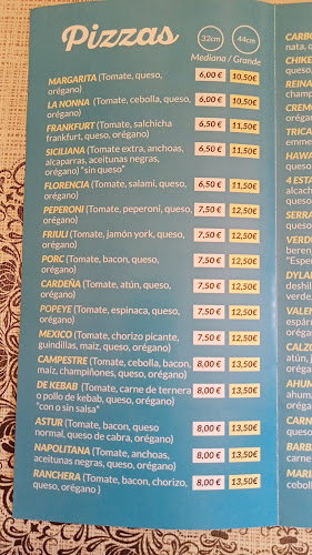 Opinii despre DYLAN'S PIZZA PLAYA PILES în Piles - Gastronomía y hostelería