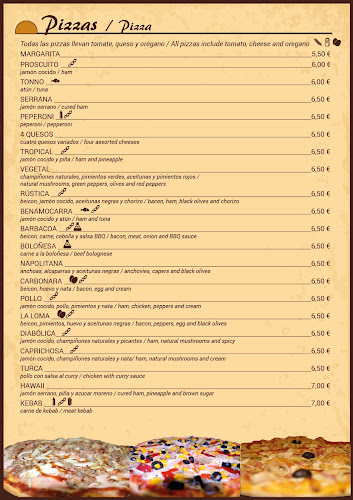 Pizzeria Heladeria La Loma - Gastronomía y hostelería