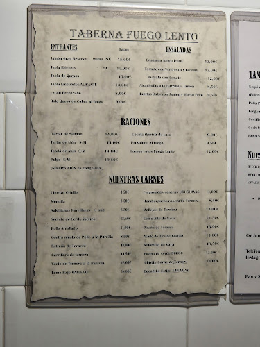 Taberna Fuego Lento - Gastronomía y hostelería