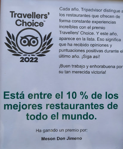 Comments and reviews of Mesón Don Jimeno