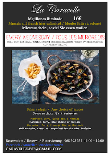 Opinii despre Restaurant Caravelle în Puerto de Mazarrón - Gastronomía y hostelería