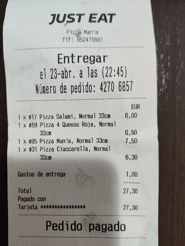 Pizza Mania - Fuengirola