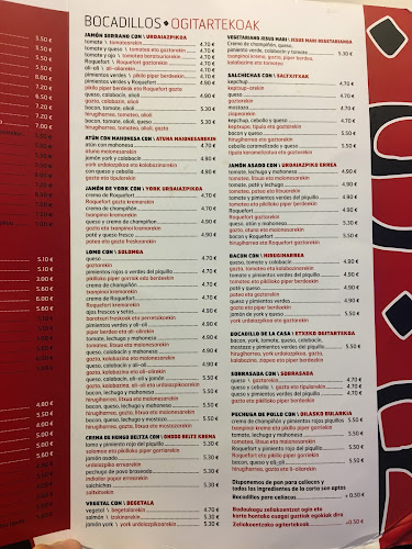 Bar Casa Jesús Mari Open Times