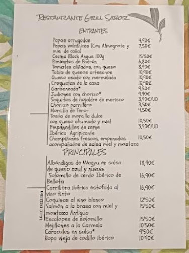 Reviews of RESTAURANTE GRILL SABOR in Firgas - Gastronomía y hostelería