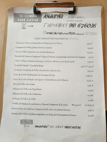 Restaurante Anduriña - Cecebre