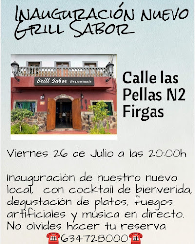 RESTAURANTE GRILL SABOR - Firgas