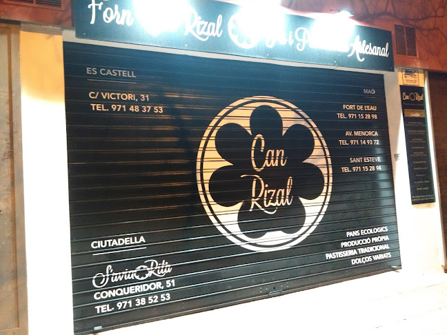 Forn Ca'n Rizal. Pa i pastisseria artesanal