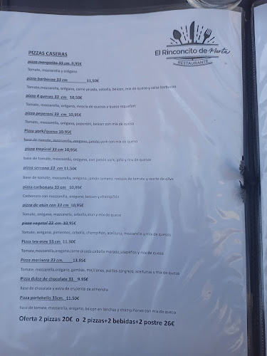 Cafeteria-Pizzeria-Pescadito El Rinconcito de Marta - Gastronomía y hostelería