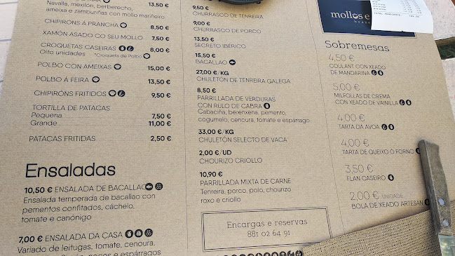 Restaurante Mollos e moios - Gastronomía y hostelería