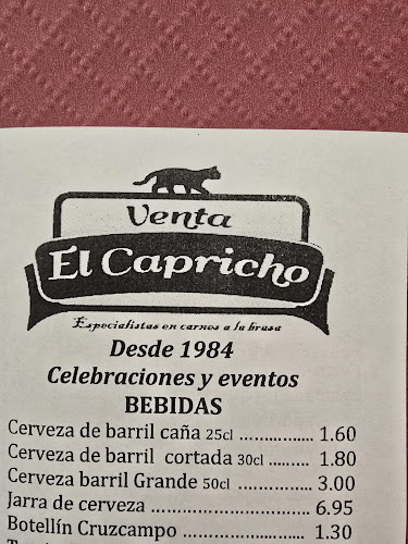 Venta El Capricho Phone number