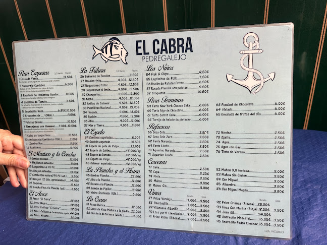 Reviews of Restaurante El Cabra in Málaga - Gastronomía y hostelería