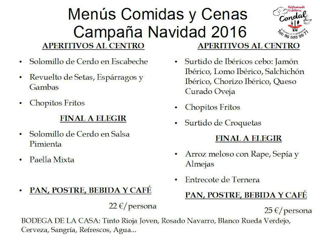 Restaurante Condal - Gastronomía y hostelería