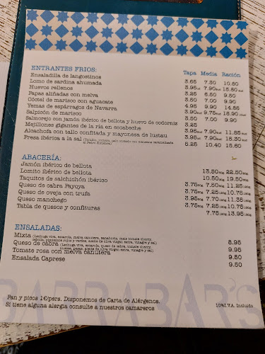 Barrabar´s Triana - Gastronomía y hostelería