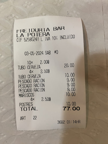 Freiduría Bar La Potera - El Morche