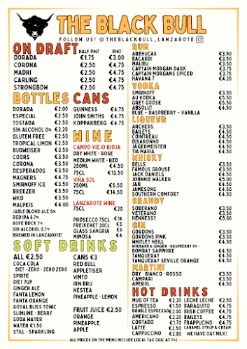 Opinii despre The Black Bull în Costa Teguise - Gastronomía y hostelería