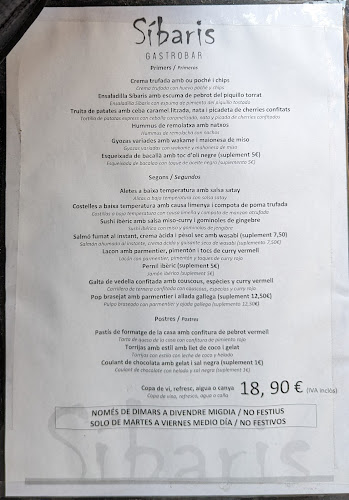 Opinii despre Síbaris în Lleida - Gastronomía y hostelería