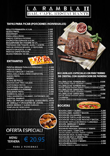LA RAMBLA II BAR, CAFÉ, RESTAURANTE.