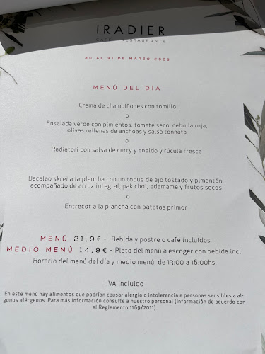 Opinii despre Restaurante Iradier în Barcelona - Gastronomía y hostelería