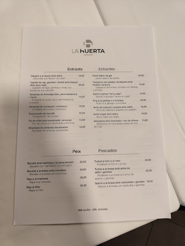 Reviews of La Huerta in Lleida - Gastronomía y hostelería
