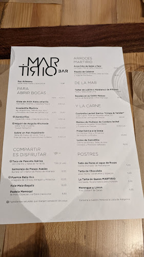 Martirio Bar - Gastronomía y hostelería