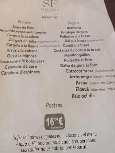Hostal Solfina - Gastronomía y hostelería