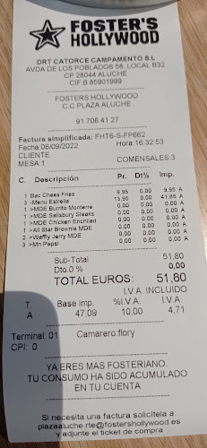 Foster's Hollywood - Madrid