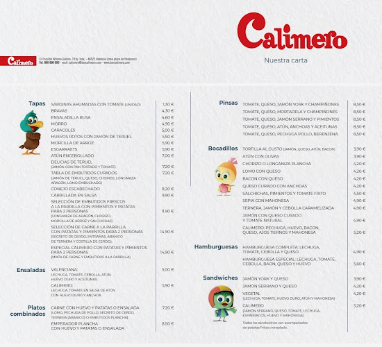 Reviews of Bar Calimero in Valencia - Gastronomía y hostelería