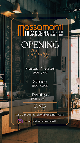 Reviews of Focacceria MassaMonti in Santa Cruz de Tenerife - Gastronomía y hostelería