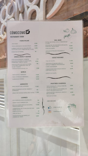 Comentarii opinii despre Cómo como 15