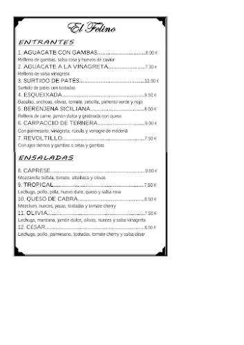 Opinii despre El Felino - Restaurante italiano en Barcelona în Barcelona - Gastronomía y hostelería
