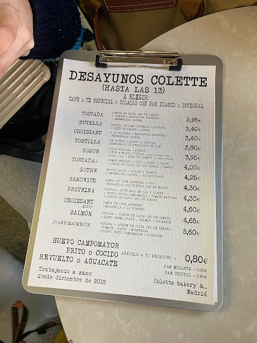 Colette Bakery Madrid