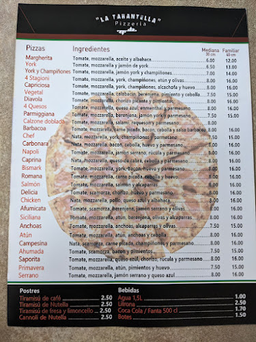 Comments and reviews of Pizzeria La Tarantella