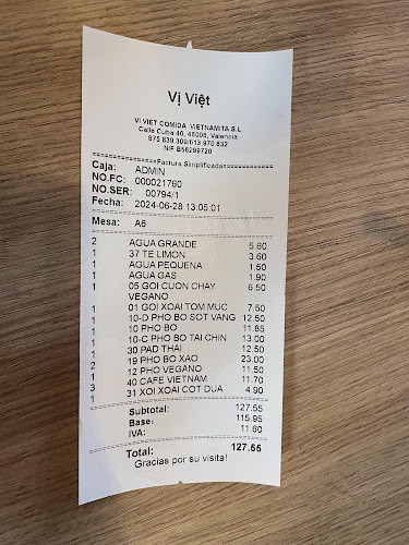 Vị Việt 1 Calle Pelayo - Gastronomía y hostelería