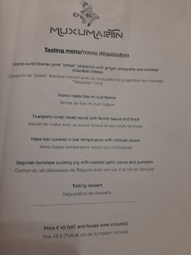 Restaurante Muxumartin - Gastronomía y hostelería