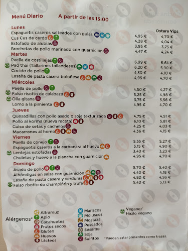 Cocina OSTARA Comida para llevar - El Puntal