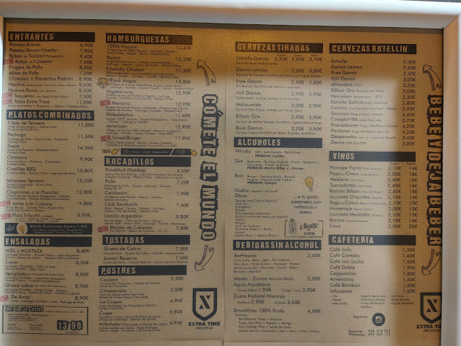 Extra Time Bar - Gastronomía y hostelería