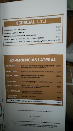 Lateral Fleming - Gastronomía y hostelería
