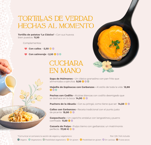 Reviews of La Cuchara de Carmela in Granada - Gastronomía y hostelería