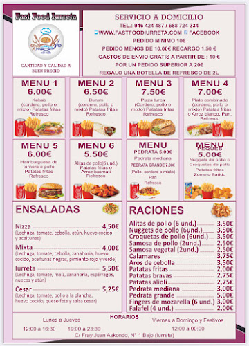 FAST FOOD IURRETA - Restaurante de comida rápida en Iurreta