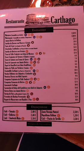 Comentarii opinii despre Restaurante Carthago
