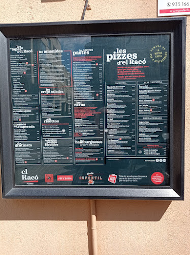 Comentarii opinii despre El Racó Vilanova. Mediteranean Pizzeria.