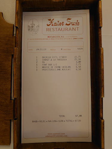 Xalet Suís - Gastronomía y hostelería