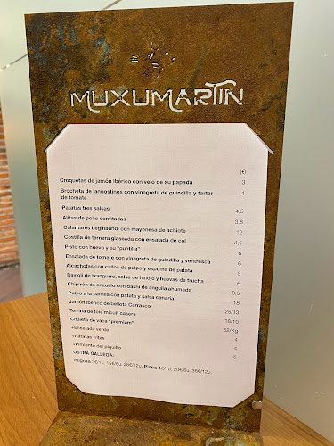 Restaurante Muxumartin - Gastronomía y hostelería
