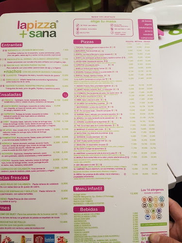 Restaurante lapizza+sana Open Times