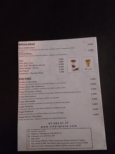 Opinii despre Vitali Pizza în Barcelona - Gastronomía y hostelería